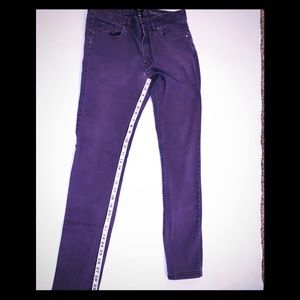 Men’s Purple H&M skinny fit jeans 32X 31